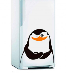 Adesivo de Geladeira Pinguim de Madagascar 