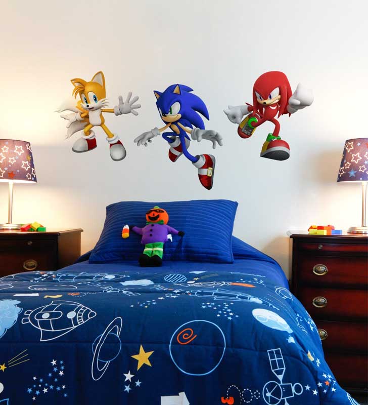 Papel de Parede Quarto Infantil Super Sonic