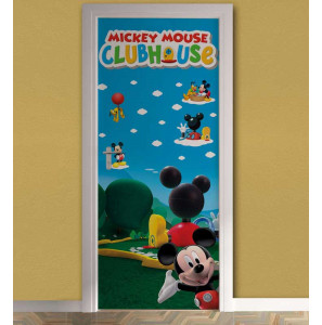 Adesivo de Porta  A Casa do Mickey Mouse