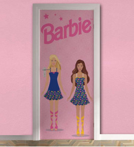 Adesivo de Porta Barbie