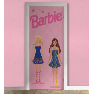 Adesivo de Porta Barbie