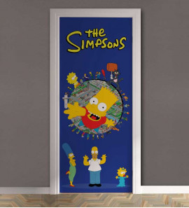 Adesivo de Porta The Simpsons