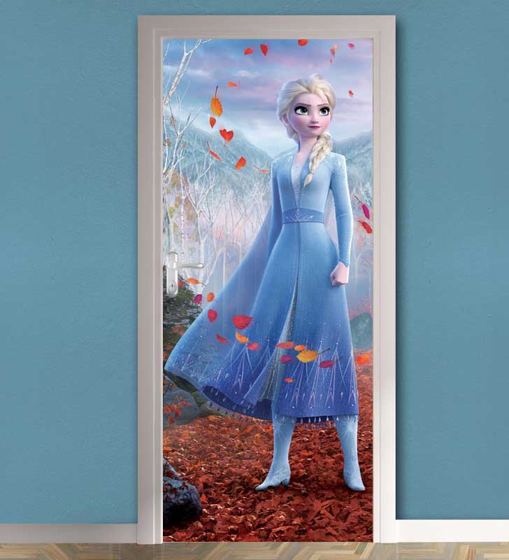 Adesivo de Porta Princesa Frozen 3