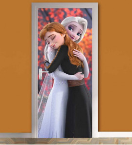 Adesivo de Porta Princesa Frozen 4