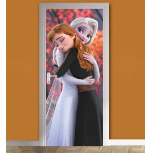 Adesivo de Porta Princesa Frozen 4