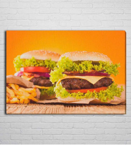 Quadro Tela Canvas Fast-food